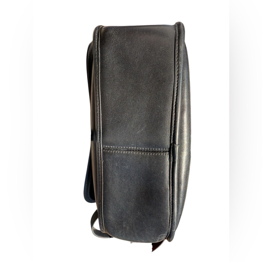 Vintage Coach City Bag 9790 Black Glove Tanned Leather Crossbody Purse USA Era - Picture 7 of 16